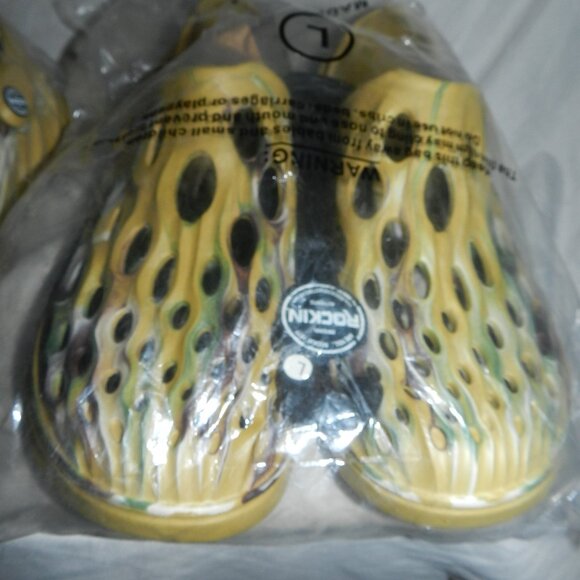 ROCKIN CLOGS UNISEX GLADES GREEN LIGHTWEIGHT WATERPROOF DURABLE SHOES NWT! - Picture 9 of 13